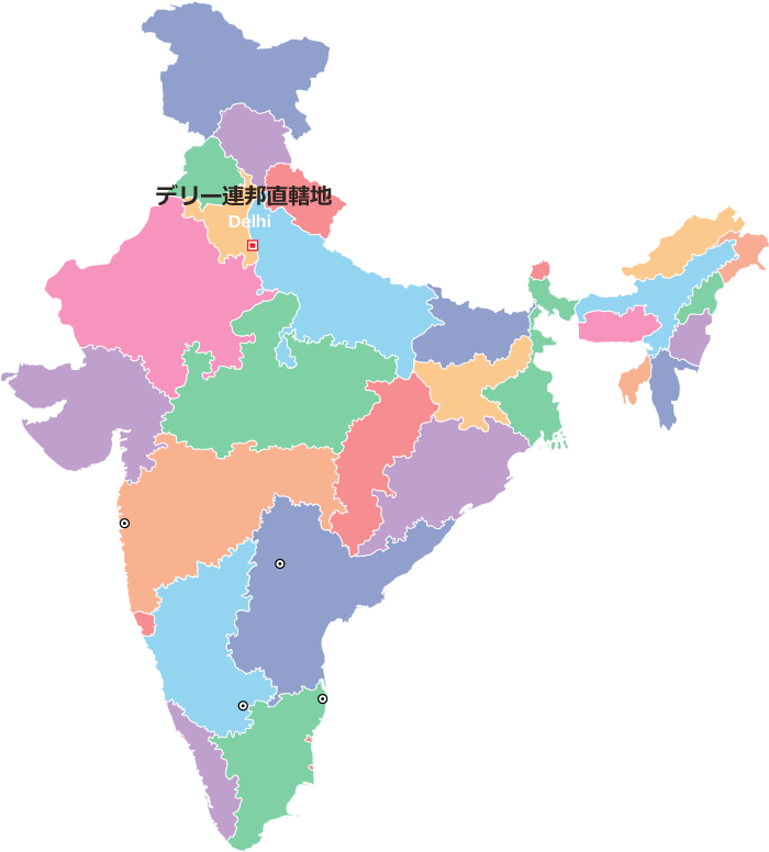 インド（India）地図