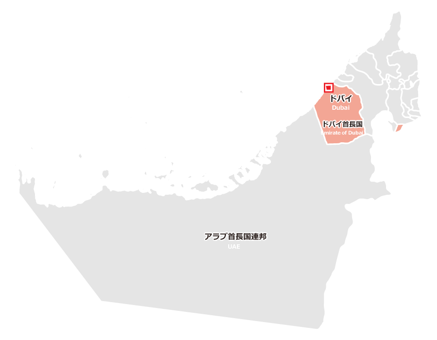 ドバイ（Dubai）地図